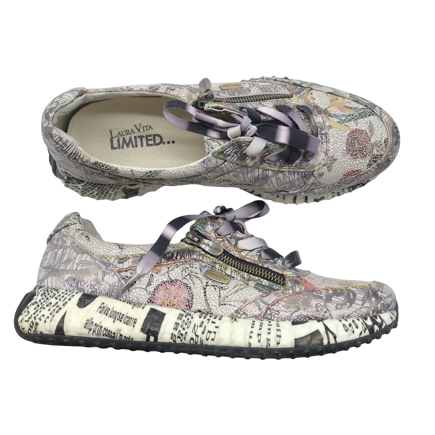 Unisex Laura Vita - Casual sneakers, size 42 - White (1)