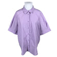 Unisex Kaffe - Short-sleeved blouse, size 50 - Violet ()