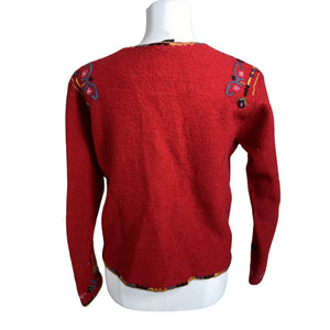 Unisex Vrikke - Cardigan, size 34 - Red (2)