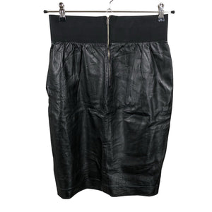 Unisex Yves Saint Laurent - Leather skirt, size 36 - Black (2)