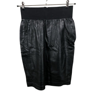 Unisex Yves Saint Laurent - Leather skirt, size 36 - Black (1)