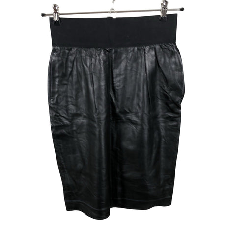 Unisex Yves Saint Laurent - Leather skirt, size 36 - Black ()