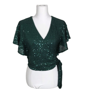 Unisex Tussah - Party shirt, size 36 - Green (1)