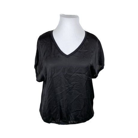 Unisex Lindex - Short-sleeved blouse, size 42 - Black ()