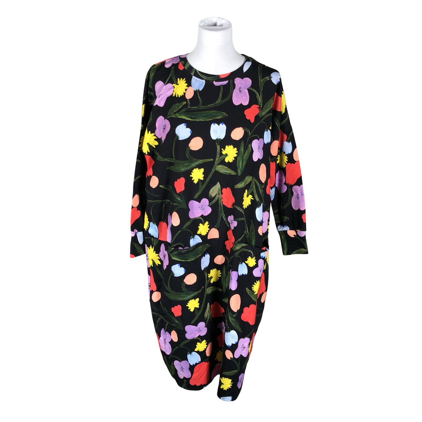 Unisex Papu - Tricot dress, size 40 - Black (1)