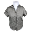 Unisex Intown - Short-sleeved blouse, size 42 - Gray ()