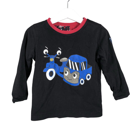 Unisex Polarn O. Pyret - Tricot shirt, size 98 - 104 - Black ()