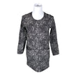 Unisex Nanso - Tricot tunic, size 34 - Black ()