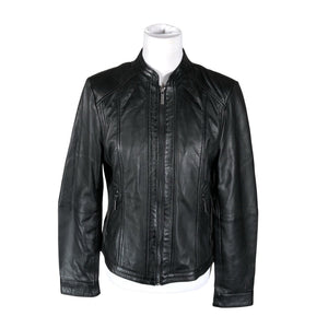 Unisex Saki - Leather jacket, size 40 - Black (1)
