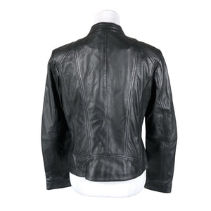 Unisex Saki - Leather jacket, size 40 - Black (2)