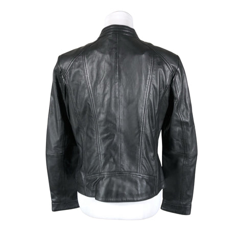 Unisex Saki - Leather jacket, size 40 - Black (2)