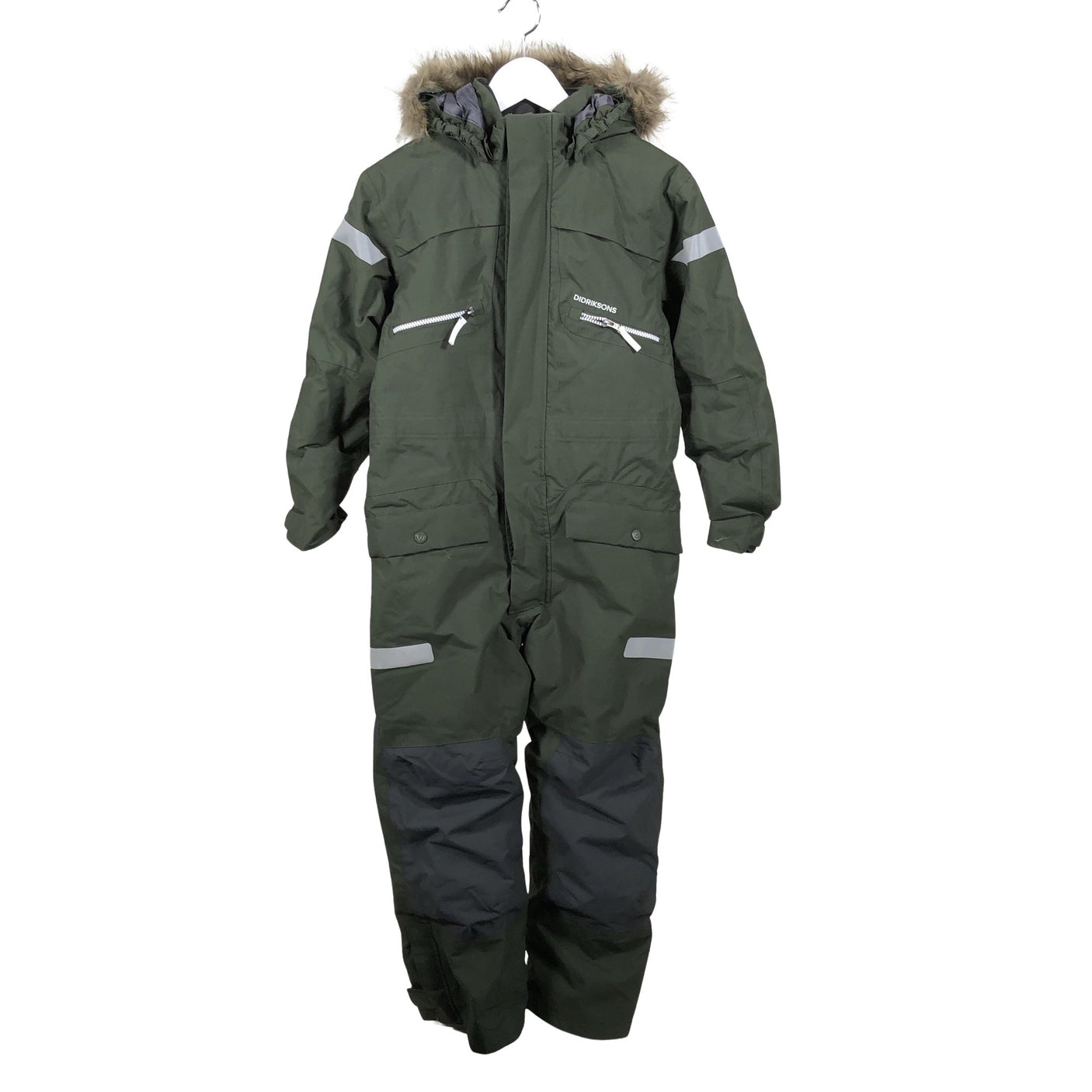 Unisex Didriksons - Winter overall, size 134 - 140 - Green (1)