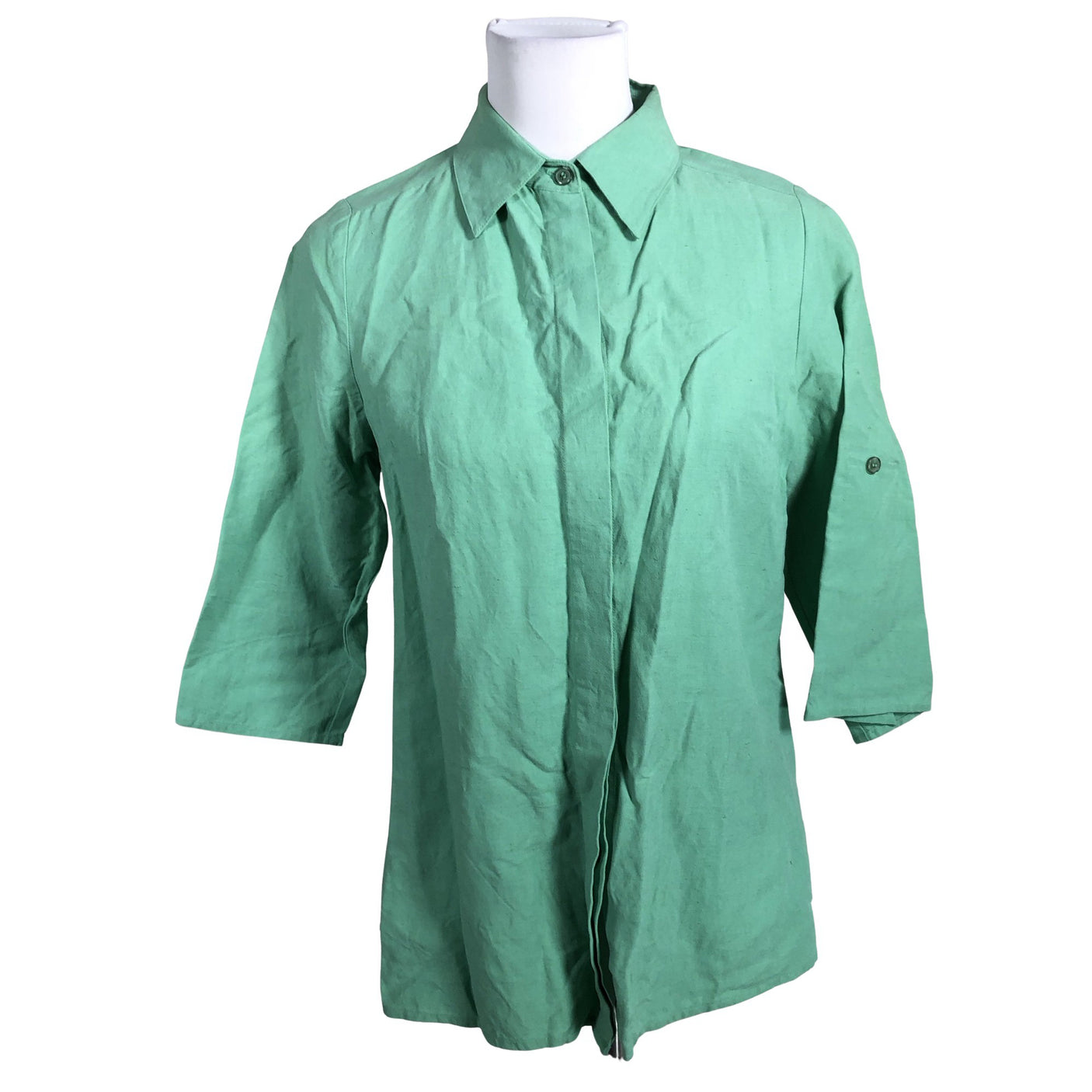 Unisex Järvi Muoti - Collared shirt, size 36 - Green (1)