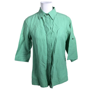Unisex Järvi Muoti - Collared shirt, size 36 - Green (1)