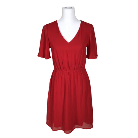 Unisex Anna Field - Schiffon dress, size 34 - Red (2)