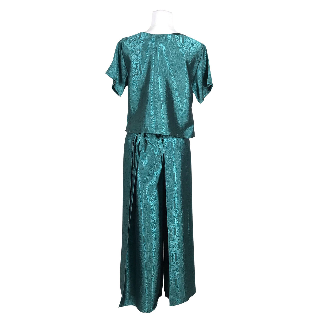 Unisex Champagnes - Party trousers, size 38 - Green (2)