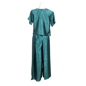 Unisex Champagnes - Party trousers, size 38 - Green (2)