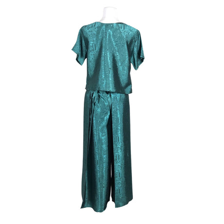 Unisex Champagnes - Party trousers, size 38 - Green (2)