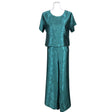 Unisex Champagnes - Party trousers, size 38 - Green ()