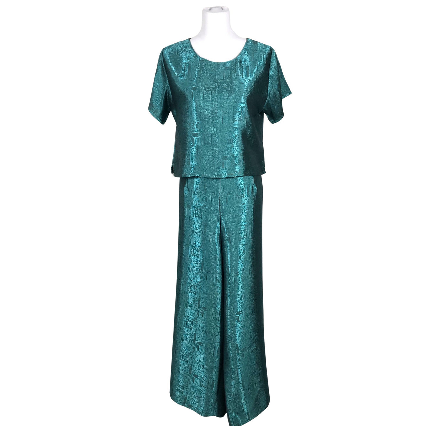 Unisex Champagnes - Party trousers, size 38 - Green (1)