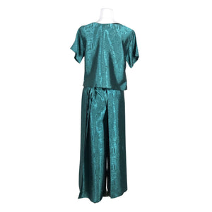 Unisex Champagnes - Party trousers, size 38 - Green (3)