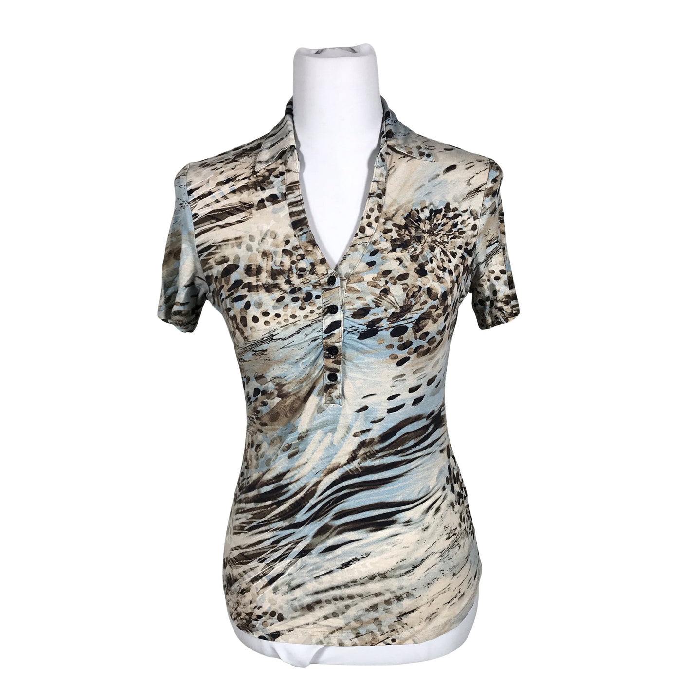 Unisex Mosaic - T-shirt, size 38 - Light blue (2)