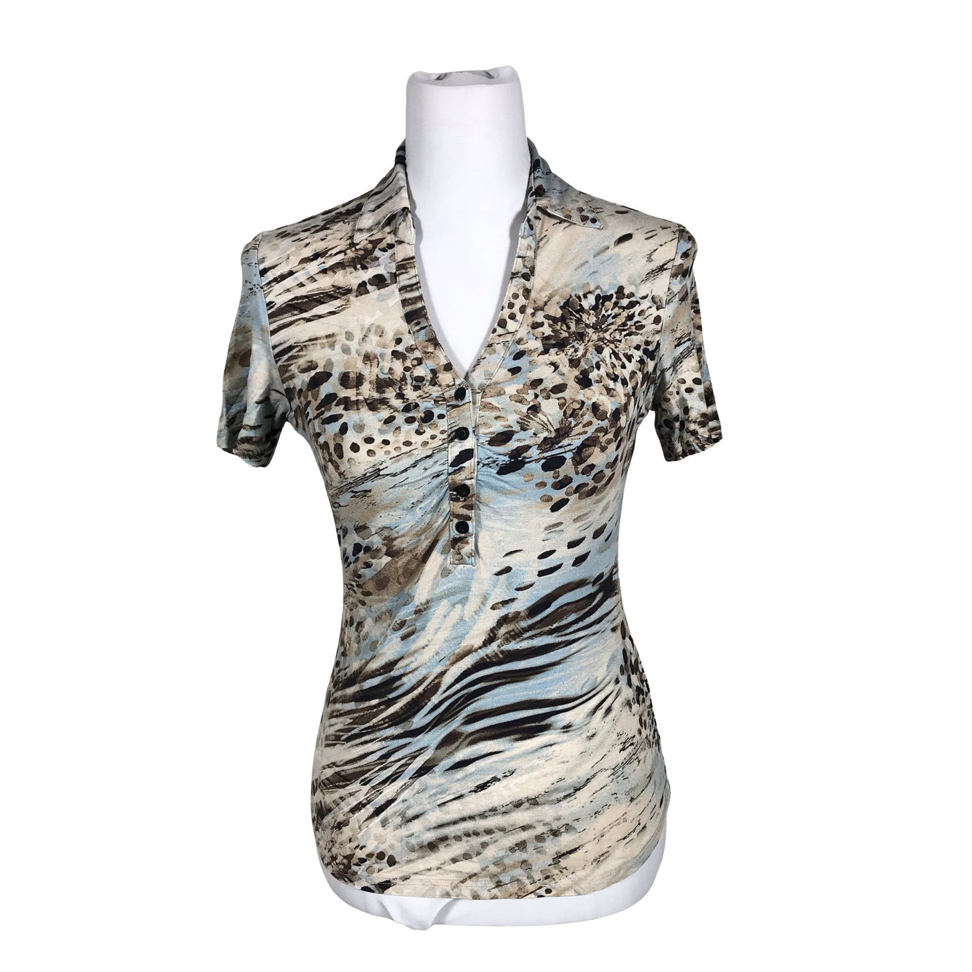 Unisex Mosaic - T-shirt, size 38 - Light blue (1)