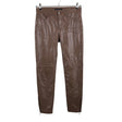 Unisex MAC - Leather pants, size 38 - Brown ()