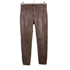 Unisex MAC - Leather pants, size 38 - Brown (1)