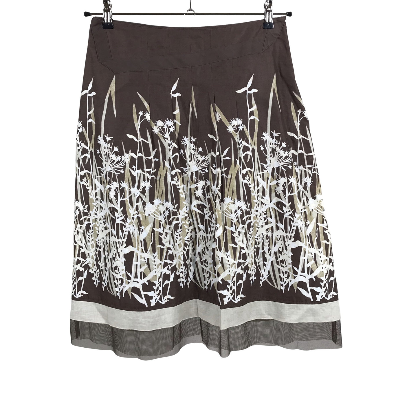 Unisex Betty Barclay - Fabric skirt, size 36 - Brown (1)