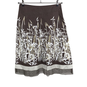 Unisex Betty Barclay - Fabric skirt, size 36 - Brown (1)