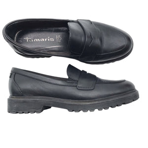 Unisex Tamaris - Loafers, size 37 - Black (2)