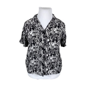 Unisex Nanso - Short-sleeved blouse, size 42 - Black (1)