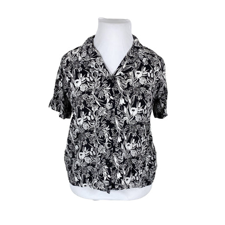 Unisex Nanso - Short-sleeved blouse, size 42 - Black ()