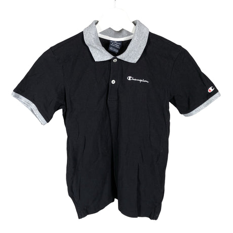 Unisex Champion - Polo shirt, size 158 - 164 - Black ()