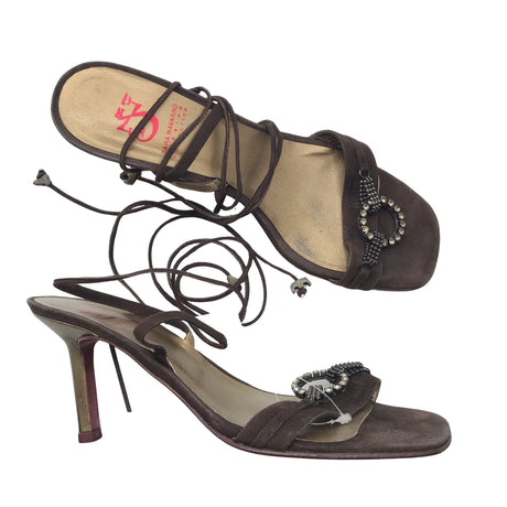 Unisex Sara Navarro - Heeled sandals, size 41 - Brown (2)