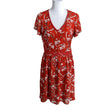 Unisex Smashed Lemon - Schiffon dress, size 38 - Red ()