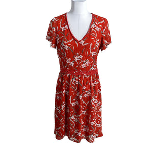 Unisex Smashed Lemon - Schiffon dress, size 38 - Red (1)