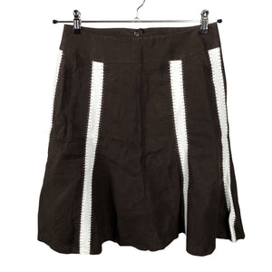 Unisex Bandolera - Fabric skirt, size 36 - Brown (1)