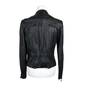 Unisex Esprit - Leather jacket, size 38 - Black (3)