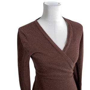 Unisex Diane von Furstenberg - Knit dress, size 34 - Wine red (3)