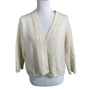 Unisex Essentials by Stockmann - Cardigan, size 40 - Natural white (1)