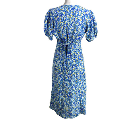 Unisex Faithfull The Brand - Schiffon dress, size 36 - Blue (2)