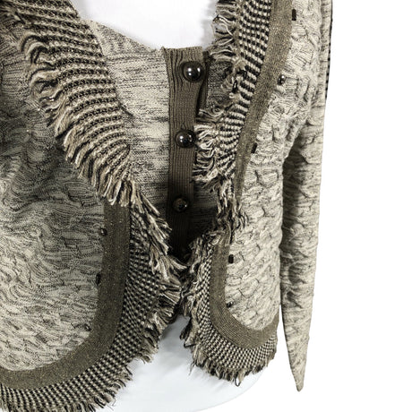 Unisex Gerry Weber - Cardigan, size 42 - Gray (2)