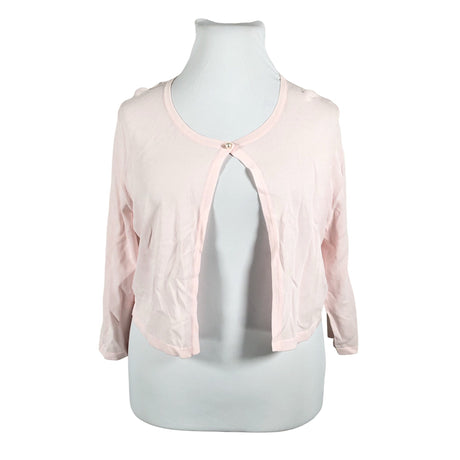 Unisex Ril's - Knit bolero jacket, size 40 - Light pink ()