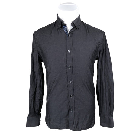 Unisex Selected - Collared shirt, size M - Gray ()