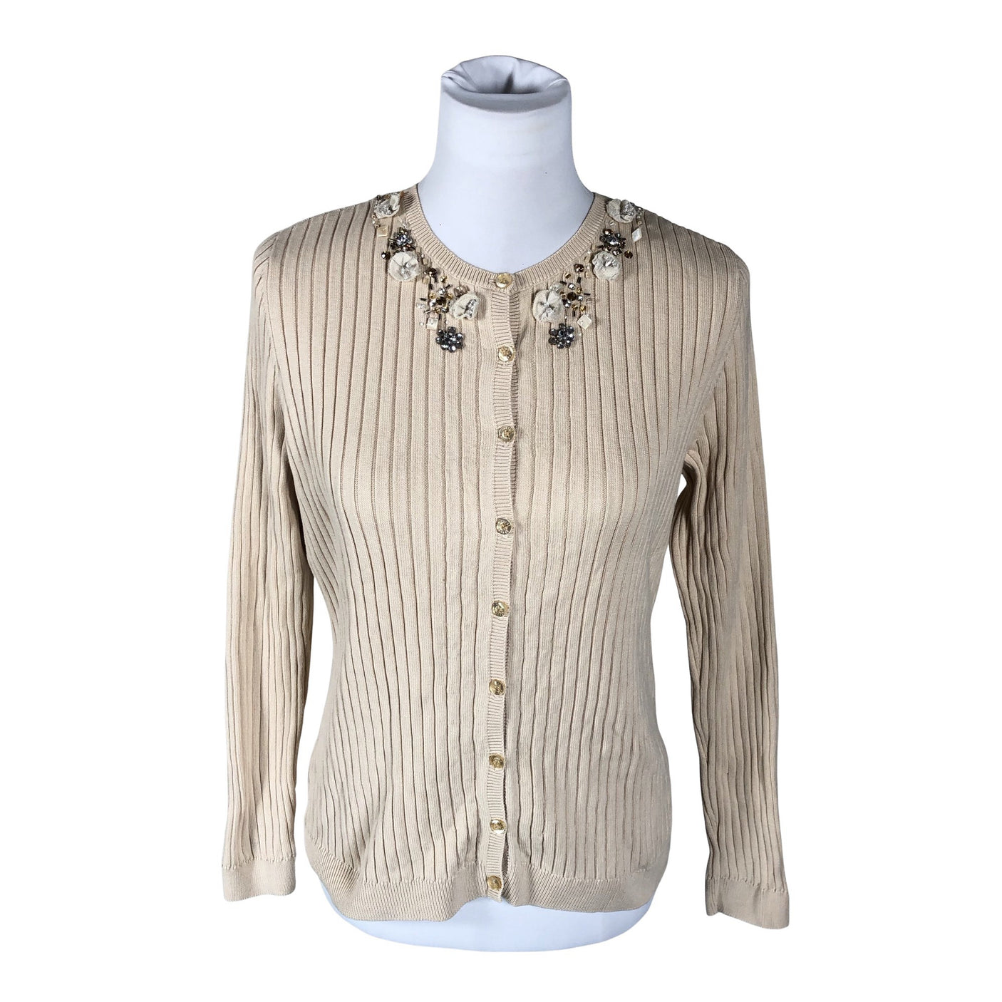 Unisex Basler - Cardigan, size 38 - Beige (1)