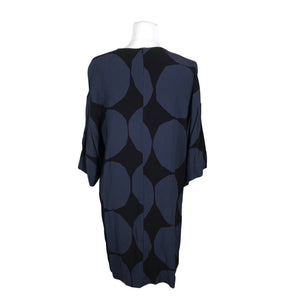 Unisex Marimekko - Schiffon dress, size 38 - Blue (3)