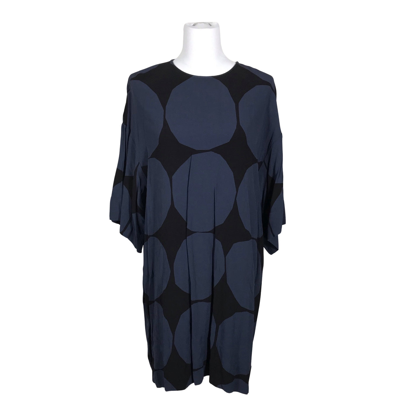 Unisex Marimekko - Schiffon dress, size 38 - Blue (1)
