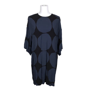 Unisex Marimekko - Schiffon dress, size 38 - Blue (1)